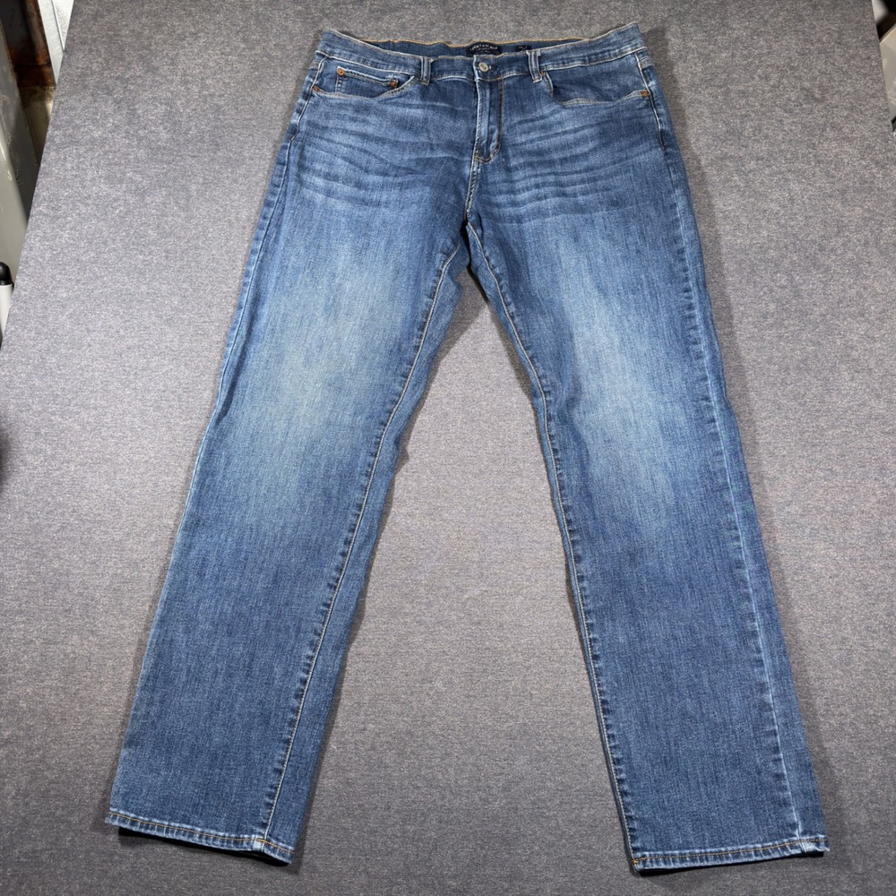 Lucky Brand 221 Straight Jeans Mens 36x34 Blue Denim Stretch Casual Pants
